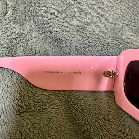 Marc Jacobs Pink Rhinestone Sunglasses 488/S - Picture 6 of 6